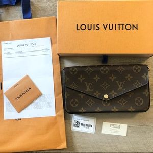 Louis Vuitton Pochette Felicie Monogram Clutch
